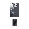 MARSİLYAN™- iPhone 16 Pro Kılıf Doruk Serisi - Siyah 3D Antistatik Hayalet Cam Ekran Koruyucu