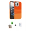 MARSİLYAN™- iPhone 16 Pro Kılıf Doruk Serisi - Siyah Bilvis 0.18mm Plus Cam Ekran Koruyucu + Raze Metal Kamera Lens - CLTM