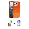 MARSİLYAN™- iPhone 16 Pro Kılıf Doruk Serisi - Siyah Bilvis 5in1 3D Magic Cam Ekran Koruyucu + Raze Metal Kamera Lens - CLTM