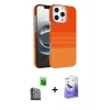 MARSİLYAN™- iPhone 16 Pro Kılıf Doruk Serisi - Siyah Bilvis 5in1 5D Magic Hayalet Cam Ekran Koruyucu + Raze Metal Kamera Lens - SH