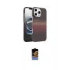 MARSİLYAN™- iPhone 16 Pro Kılıf Doruk Serisi - Siyah Buffer Hayalet Cam Ekran Koruyucu