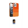 MARSİLYAN™- iPhone 16 Pro Kılıf Doruk Serisi - Siyah Buffer Hayalet Cam Ekran Koruyucu
