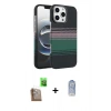 MARSİLYAN™- iPhone 16 Pro Kılıf Doruk Serisi - Siyah Joko Magic 5D Cam + Raze Metal Kamera Lens - CLTM