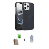 MARSİLYAN™- iPhone 16 Pro Kılıf Doruk Serisi - Siyah Joko Magic 5D Cam + Raze Metal Kamera Lens - CLTM
