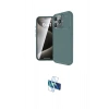 MARSİLYAN™- iPhone 16 Pro Kılıf Eksen Form Prime - Siyah 3D Antistatik Seramik Nano Ekran Koruyucu