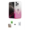 MARSİLYAN™- iPhone 16 Pro Kılıf Eksen Minimal Özel Seri - Siyah Bilvis 0.18mm Plus Cam Ekran Koruyucu + Raze Metal Kamera Lens - CLTM