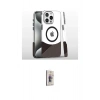 MARSİLYAN™- iPhone 16 Pro Kılıf İz Asil Prime - Siyah Bilvis 3D Cam Ekran Koruyucu