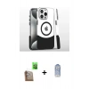 MARSİLYAN™- iPhone 16 Pro Kılıf İz Asil Prime - Siyah Joko Magic 5D Cam + Raze Metal Kamera Lens - CLTM