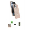 MARSİLYAN™- iPhone 16 Pro Kılıf İz Işık Koleksiyonu - Siyah Joko Magic 5D Hayalet Cam + Raze Metal Kamera Lens - CLTM