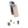 MARSİLYAN™- iPhone 16 Pro Kılıf İz Işık Koleksiyonu - Siyah Joko Magic 5D Hayalet Cam + Raze Metal Kamera Lens - SH