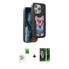 MARSİLYAN™- iPhone 16 Pro Kılıf İz Minimal Koleksiyonu - Şeffaf 360 Full Body Arka Koruyucu + Raze Metal Kamera Lens - BZ