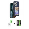 MARSİLYAN™- iPhone 16 Pro Kılıf İz Minimal Koleksiyonu - Şeffaf 360 Full Body Arka Koruyucu + Raze Metal Kamera Lens - BZ