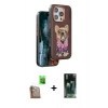 MARSİLYAN™- iPhone 16 Pro Kılıf İz Minimal Koleksiyonu - Siyah 360 Mat Full Body Arka Koruyucu + Raze Metal Kamera Lens - CLTM