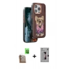 MARSİLYAN™- iPhone 16 Pro Kılıf İz Minimal Koleksiyonu - Siyah Bilvis 3D Mat Cam Ekran Koruyucu + Raze Metal Kamera Lens - CLTM