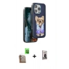 MARSİLYAN™- iPhone 16 Pro Kılıf İz Minimal Koleksiyonu - Siyah Bilvis Hayalet Cam Ekran Koruyucu + Raze Metal Kamera Lens - CLTM