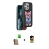MARSİLYAN™- iPhone 16 Pro Kılıf İz Minimal Koleksiyonu - Siyah Buffer Cam Ekran Koruyucu + Raze Metal Kamera Lens - CLTM