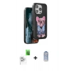 MARSİLYAN™- iPhone 16 Pro Kılıf İz Minimal Koleksiyonu - Siyah Joko Magic 5D Cam + Raze Metal Kamera Lens - BZ