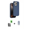 MARSİLYAN™- iPhone 16 Pro Kılıf Kıvılcım Çizgi Serisi - Siyah Joko Magic 5D Cam + Raze Metal Kamera Lens - SH