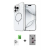MARSİLYAN™- iPhone 16 Pro Kılıf Kıvılcım Form Prime - Siyah Bilvis 3D Mat Cam Ekran Koruyucu + Raze Metal Kamera Lens - BZ