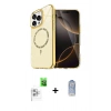 MARSİLYAN™- iPhone 16 Pro Kılıf Kıvılcım Form Prime - Siyah Joko Magic 5D Cam + Raze Metal Kamera Lens - BZ