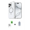 MARSİLYAN™- iPhone 16 Pro Kılıf Kıvılcım Form Prime - Siyah Joko Magic 5D Cam + Raze Metal Kamera Lens - BZ