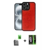 MARSİLYAN™- iPhone 16 Pro Kılıf Kıvılcım Işık Serisi - Şeffaf 360 Full Body Arka Koruyucu + Raze Metal Kamera Lens - SH