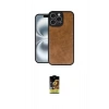 MARSİLYAN™- iPhone 16 Pro Kılıf Kıvılcım Işık Serisi - Siyah Buffer Cam Ekran Koruyucu