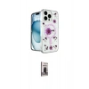 MARSİLYAN™- iPhone 16 Pro Kılıf Kozmos Doku - Siyah Bilvis Hayalet Cam Ekran Koruyucu