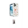 MARSİLYAN™- iPhone 16 Pro Kılıf Kozmos Doku - Siyah Bilvis Hayalet Cam Ekran Koruyucu