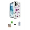 MARSİLYAN™- iPhone 16 Pro Kılıf Kozmos Doku - Siyah Joko Magic 5D Cam + Raze Metal Kamera Lens - CLTM