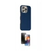 MARSİLYAN™- iPhone 16 Pro Kılıf Kozmos Klasik Prime - Siyah 3D Antistatik Mat Seramik Nano Ekran Koruyucu