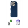 MARSİLYAN™- iPhone 16 Pro Kılıf Kozmos Klasik Prime - Siyah Bilvis 5in1 3D Magic Cam Ekran Koruyucu + Raze Metal Kamera Lens - SH