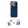 MARSİLYAN™- iPhone 16 Pro Kılıf Kozmos Klasik Prime - Siyah Bilvis 5in1 5D Magic Hayalet Cam Ekran Koruyucu + Raze Metal Kamera Lens - CLTM