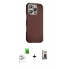 MARSİLYAN™- iPhone 16 Pro Kılıf Kozmos Klasik Prime - Siyah Bilvis Hayalet Cam Ekran Koruyucu + Raze Metal Kamera Lens - BZ