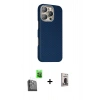 MARSİLYAN™- iPhone 16 Pro Kılıf Kozmos Klasik Prime - Siyah Bilvis Hayalet Cam Ekran Koruyucu + Raze Metal Kamera Lens - SH