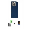 MARSİLYAN™- iPhone 16 Pro Kılıf Kozmos Klasik Prime - Siyah Buffer Hayalet Cam Ekran Koruyucu + Raze Metal Kamera Lens - SH
