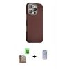 MARSİLYAN™- iPhone 16 Pro Kılıf Kozmos Klasik Prime - Siyah Joko Magic 5D Cam + Raze Metal Kamera Lens - CLTM