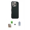 MARSİLYAN™- iPhone 16 Pro Kılıf Kozmos Klasik Prime - Siyah Joko Magic 5D Cam + Raze Metal Kamera Lens - CLTM