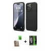 MARSİLYAN™- iPhone 16 Pro Kılıf Kozmos Yansıma Özel Seri - Şeffaf 360 Full Body Arka Koruyucu + Raze Metal Kamera Lens - CLTM