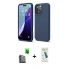MARSİLYAN™- iPhone 16 Pro Kılıf Kozmos Yansıma Özel Seri - Şeffaf Pasifik Cam Ekran Koruyucu + Raze Metal Kamera Lens - SH