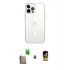MARSİLYAN™- iPhone 16 Pro Kılıf Kutup Klasik Serisi - Siyah Buffer Cam Ekran Koruyucu + Çöl Titanyum Raze Metal Kamera Lens