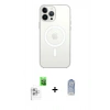 MARSİLYAN™- iPhone 16 Pro Kılıf Kutup Klasik Serisi - Siyah Joko Magic 5D Cam + Raze Metal Kamera Lens - BZ