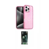 MARSİLYAN™- iPhone 16 Pro Kılıf Nova Asil Prime - Siyah 360 Mat Full Body Arka Koruyucu