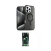 MARSİLYAN™- iPhone 16 Pro Kılıf Nova Asil Prime - Siyah 360 Mat Full Body Arka Koruyucu