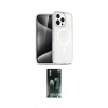 MARSİLYAN™- iPhone 16 Pro Kılıf Nova Asil Prime - Siyah 360 Mat Full Body Arka Koruyucu