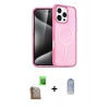 MARSİLYAN™- iPhone 16 Pro Kılıf Nova Asil Prime - Siyah Joko Magic 5D Cam + Raze Metal Kamera Lens - CLTM