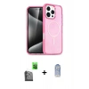 MARSİLYAN™- iPhone 16 Pro Kılıf Nova Asil Prime - Siyah Joko Magic 5D Cam + Raze Metal Kamera Lens - SH
