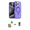 MARSİLYAN™- iPhone 16 Pro Kılıf Nova Asil Prime - Siyah Joko Magic 5D Hayalet Cam + Raze Metal Kamera Lens - CLTM