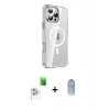 MARSİLYAN™- iPhone 16 Pro Kılıf Nova Doku - Siyah Joko Magic 5D Cam + Raze Metal Kamera Lens - BZ