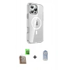 MARSİLYAN™- iPhone 16 Pro Kılıf Nova Doku - Siyah Joko Magic 5D Cam + Raze Metal Kamera Lens - CLTM
